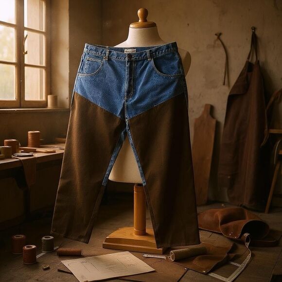 Magellan Sportswear Brush Guard Work/Hunting‎ Denim Jeans Men’s Size 44x30 - Picture 2 of 7